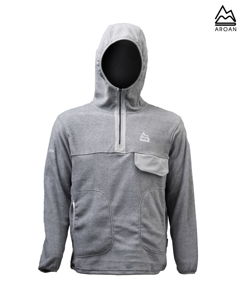 Fleece Hoodie (Pullover) - Aroan Nepal - Aroan Nepal