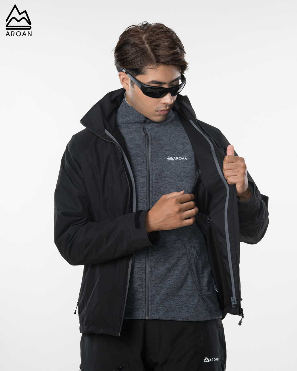 Adaptive 3 in 1 Jacket – Unisex (Black)